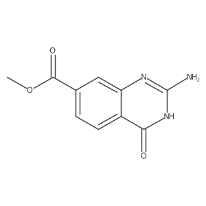 Methyl 2-amino-4-oxo-3,4-dihydroquinazoline-7-carboxylate Structure