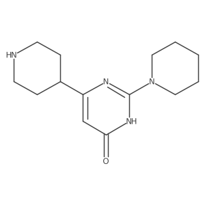 6-Piperidin-4-yl-2-piperidin-1-yl-pyrimidin-4-ol Structure