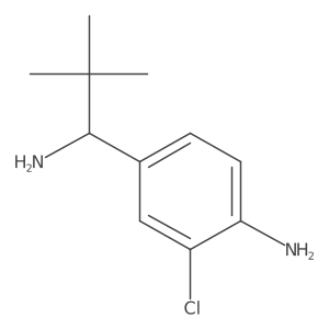 (S)-4-(1-Amino-2,2-dimethylpropyl)-2-chloroaniline Structure