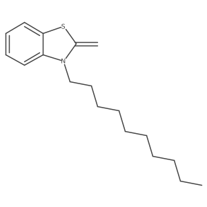 Benzothiazole, 3-decyl-2,3-dihydro-2-methylene-结构式