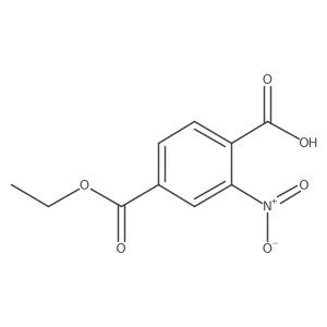 Ethyl-3-nitro-4-carboxybenzoate结构式