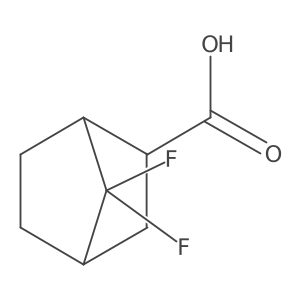 7,7-Difluorobicyclo[2.2.1]heptane-2-carboxylic acid Structure