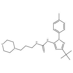 1-[3-Tert-Butyl-1-(4-Methylphenyl)-1h-Pyrazol-5-Yl]-3-[3-(Morpholin-4-Yl)propyl]urea结构式