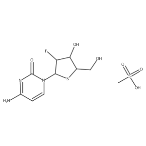 4'-Thio-fac mesylate Structure
