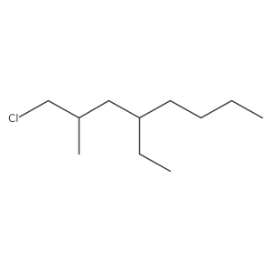 1-Chloro-4-ethyl-2-methyloctane结构式