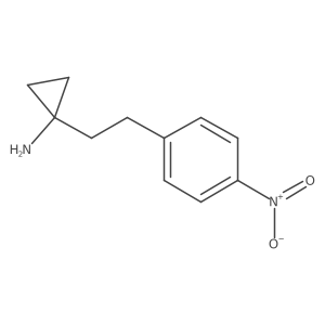 1-(4-Nitrophenethyl)cyclopropan-1-amine Structure