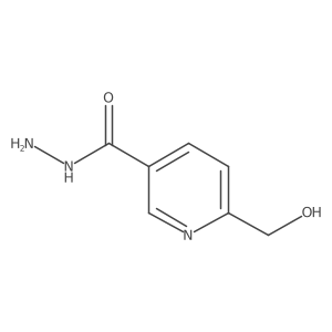 6-(Hydroxymethyl)pyridine-3-carbohydrazide Structure
