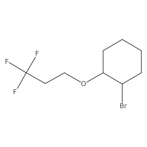 1-Bromo-2-(3,3,3-trifluoropropoxy)cyclohexane Structure