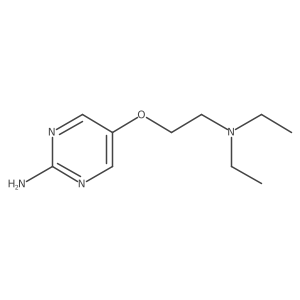 5-(2-Diethylamino-ethoxy)-pyrimidin-2-ylamine Structure