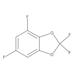 2,2,4,6-Tetrafluorobenzo[d][1,3]dioxole结构式