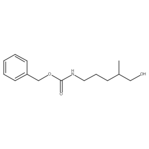 benzyl N-(5-hydroxy-4-methylpentyl)carbamate Structure