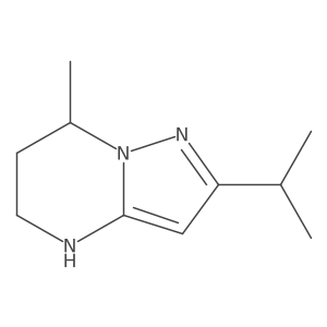 7-Methyl-2-(propan-2-yl)-4H,5H,6H,7H-pyrazolo[1,5-a]pyrimidine Structure