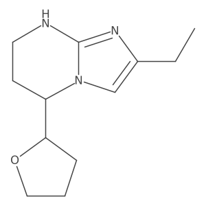 2-ethyl-5-(oxolan-2-yl)-5H,6H,7H,8H-imidazo[1,2-a]pyrimidine Structure