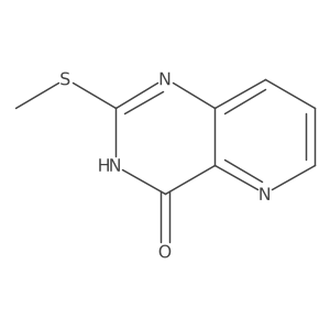 4-Hydroxy-2-methylthiopyrido[3,2-d]pyrimidine结构式