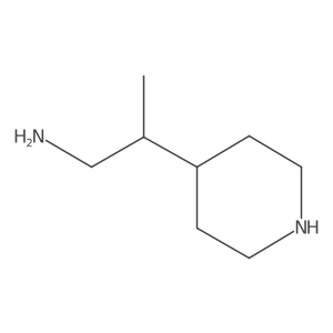 2-(Piperidin-4-yl)propan-1-amine结构式