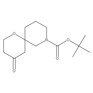tert-Butyl 4-oxo-1-oxa-8-azaspiro[5.5]undecane-8-carboxylate Structure