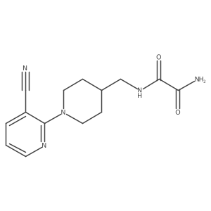 N1-((1-(3-cyanopyridin-2-yl)piperidin-4-yl)methyl)oxalamide结构式