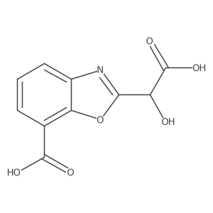 2-(Carboxy(hydroxy)methyl)benzo[d]oxazole-7-carboxylic acid Structure