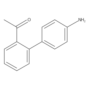 1-[2-(4-Aminophenyl)phenyl]ethan-1-one Structure