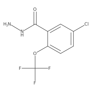 5-Chloro-2-(trifluoromethoxy)benzohydrazide Structure