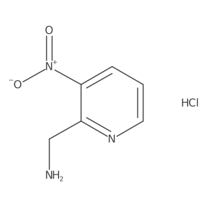 2-Pyridinemethanamine, 3-nitro-, hydrochloride (1:1) Structure