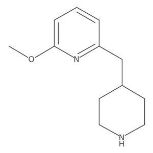 2-Methoxy-6-[(piperidin-4-yl)methyl]pyridine Structure