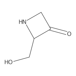 2-(Hydroxymethyl)azetidin-3-one结构式