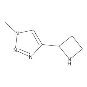4-(azetidin-2-yl)-1-methyl-1H-1,2,3-triazole结构式