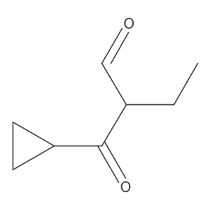 2-Cyclopropanecarbonylbutanal Structure