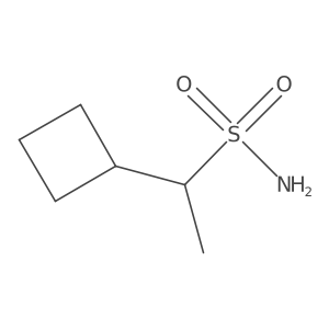 1-Cyclobutylethane-1-sulfonamide Structure