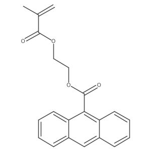 2-(Methacryloyloxy)ethyl anthracene-9-carboxylate结构式