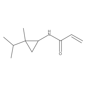 n-[2-Methyl-2-(propan-2-yl)cyclopropyl]prop-2-enamide Structure