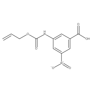 3-Nitro-5-{[(prop-2-en-1-yloxy)carbonyl]amino}benzoic acid结构式