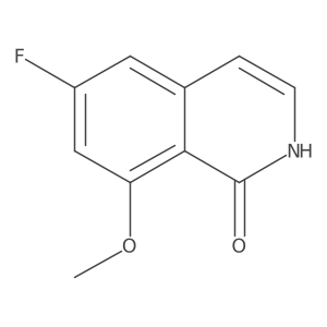 6-Fluoro-8-methoxyisoquinolin-1-ol Structure