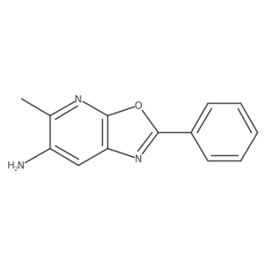 5-Methyl-2-phenyl-[1,3]oxazolo[5,4-b]pyridin-6-amine Structure
