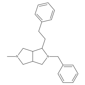 2-Benzyl-5-methyl-1-phenethyloctahydropyrrolo[3,4-c]pyrrole Structure