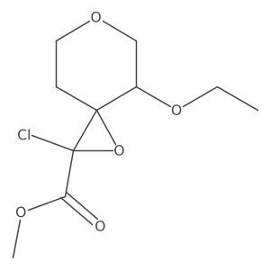 Methyl 2-chloro-4-ethoxy-1,6-dioxaspiro[2.5]octane-2-carboxylate Structure