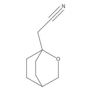 2-{2-Oxabicyclo[2.2.2]octan-1-yl}acetonitrile Structure