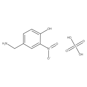 4-(Aminomethyl)-2-nitrophenol sulfate Structure