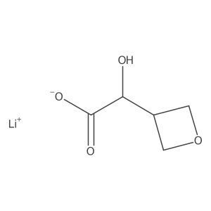 Lithium(1+) ion 2-hydroxy-2-(oxetan-3-yl)acetate结构式