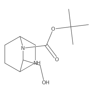 Tert-butyl 3-(hydroxymethyl)-2,5-diazabicyclo[2.2.2]octane-2-carboxylate Structure