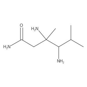 3,4-Diamino-3,5-dimethylhexanamide Structure