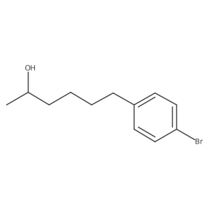 (2R)-6-(4-bromophenyl)hexan-2-ol Structure