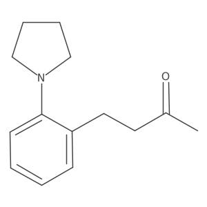 4-[2-(Pyrrolidin-1-yl)phenyl]butan-2-one Structure