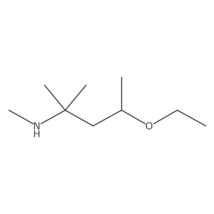 (4-Ethoxy-2-methylpentan-2-yl)(methyl)amine Structure