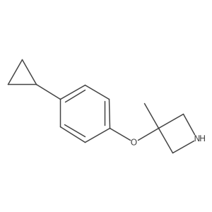 3-(4-Cyclopropylphenoxy)-3-methylazetidine Structure