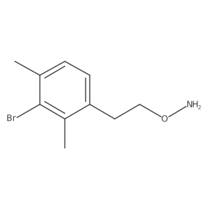 O-[2-(3-bromo-2,4-dimethylphenyl)ethyl]hydroxylamine Structure