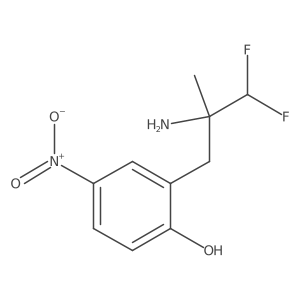 2-(2-Amino-3,3-difluoro-2-methylpropyl)-4-nitrophenol Structure