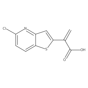 2-{5-Chlorothieno[3,2-b]pyridin-2-yl}prop-2-enoic acid结构式