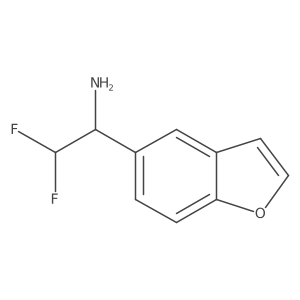 1-(1-Benzofuran-5-yl)-2,2-difluoroethan-1-amine Structure